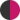 Black nickel/Fuchsia
